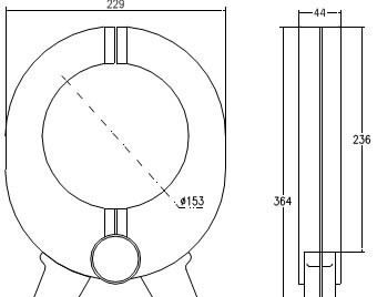 供应钳形互感器－Q150 150mm孔径 0.1级