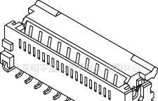 供应molex513744073 fpc连接器