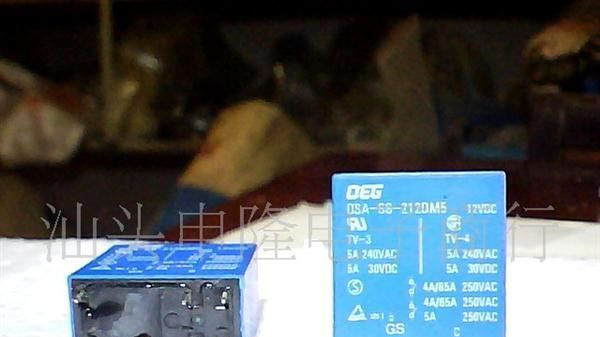 OSA-SS-212DM5   12VDC (OEG)6脚位继电器