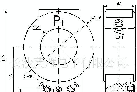 供应 高性价比 户外 电流 互感器 Φ55 600A,750A/5A