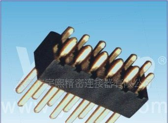 2.54mm排针 双排 180度 塑高4.3mm