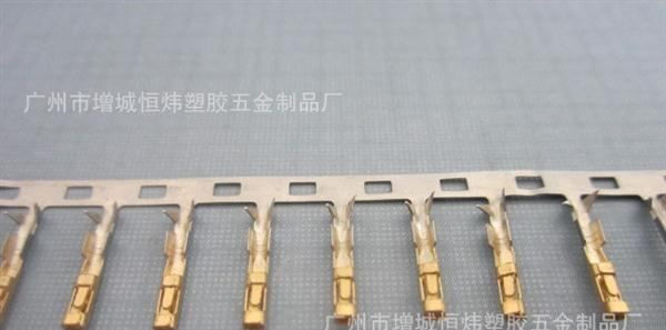供应杜邦2.54端子镀金 端子 胶壳连接器