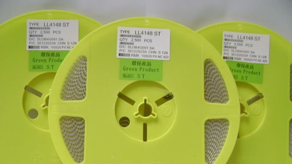 供应LL4148 ST 贴片LL34 1206圆柱体 开关二极管 国产