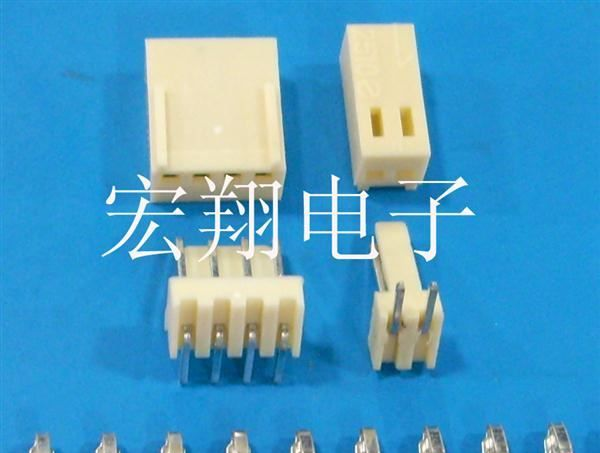 2510、2.54mm平弯针座，胶壳，端子，条形连接器，接插件