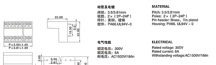 供应威德米勒 2EDGVT-3.5/3.81插拔式接线端子台