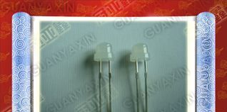φ5mmLED草帽灯 白色雾状草帽蓝光LED φ5草帽蓝色LED灯优价供应