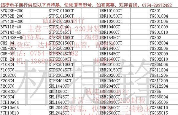 供应快恢复BYQ28E-200