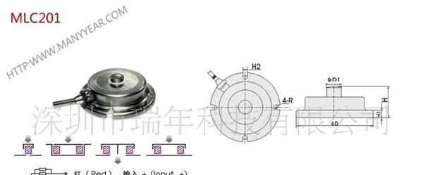 供应轮辐式称重测力传感器MLC201