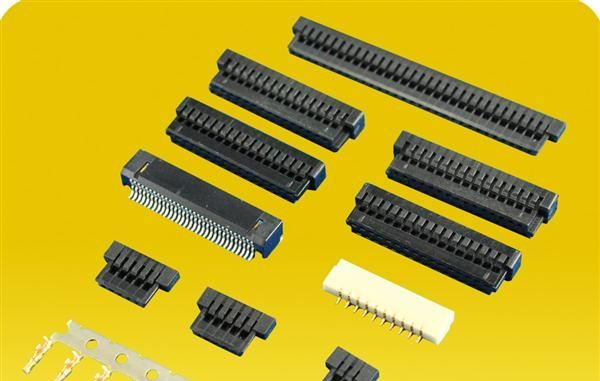 供应各种端子连接器JAE超薄FI-S1.25单排黑色（如图）