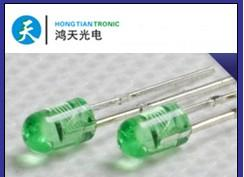 供应LED发光二极管，F3无边绿发绿高亮