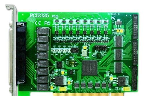 供应阿尔泰数字量卡PCI2325——8路光隔离数字量输入、继电器输出卡