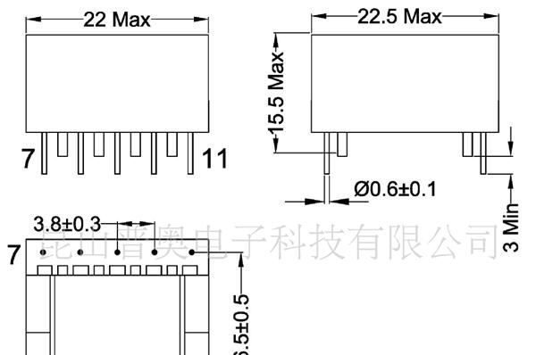 高频变压器/电子变压器/UL认证变压器/EPC19变压器