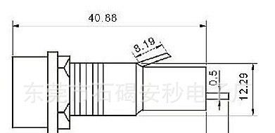 你看，你看，保险丝管座MF-527，面板安装保险丝管座