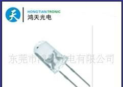 供应F5圆头透明红兰双闪 LED发管二极管