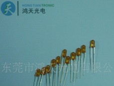供应LED发光二极管F￠3MM橙发橙高亮 LAMPLED