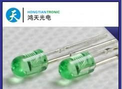 供应LED发光二极管，F3无边绿发绿高亮