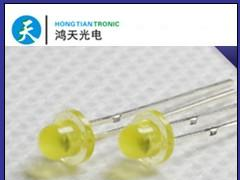 供应LED发光二极管，F3黄发黄大帽沿