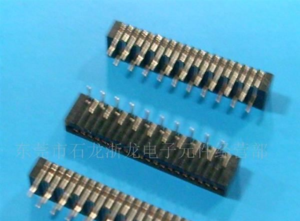 供应FFC1.0、FPC1.0双面接触弯针座，条形扁平电缆连接器，接插件