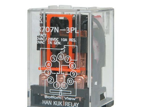 KACON凯昆3极LED通用继电器HR707N-3PL
