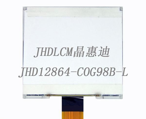 供应LCD模块/128X64/黑底白字/I2C/1.5英寸/LCD/JHD12864-98BL