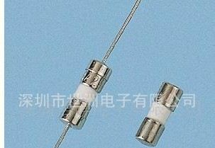 供应陶瓷保险丝管双帽带线慢熔3.6x10 250V UL.CSA