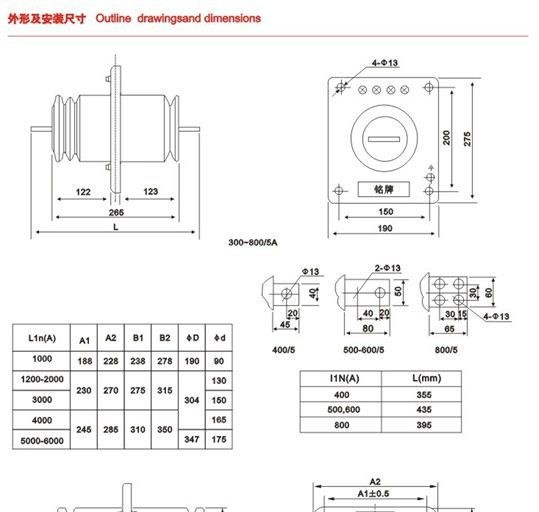 【厂家直销，专注20年】10KV 穿墙式 高压电流互感器 LAZBJ-10Q