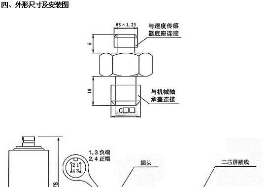 供应SZ-6、6C型磁电式速度传感器