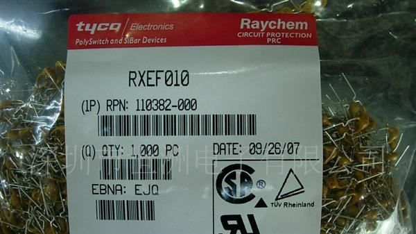 供应自恢复保险丝RUEF090 TYCO/RAYCHEM牌子