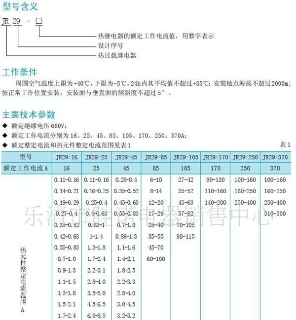 上海人民热继电器 T105 DU JR29-105
