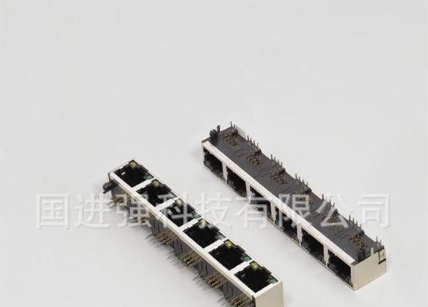 RJ45母座带LED   网络接口8P8C   网络插座