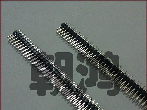 排针 单排 40PIN  间距2.54MM 接插件