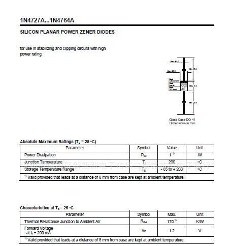 超低价供应全系列1N4734A  5V6稳压二极管