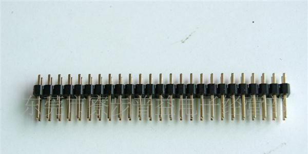2.0mm排针 双排 180度