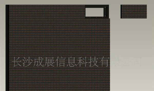 户外P20四扫单红色箱体 户外箱体 户外显示屏箱体