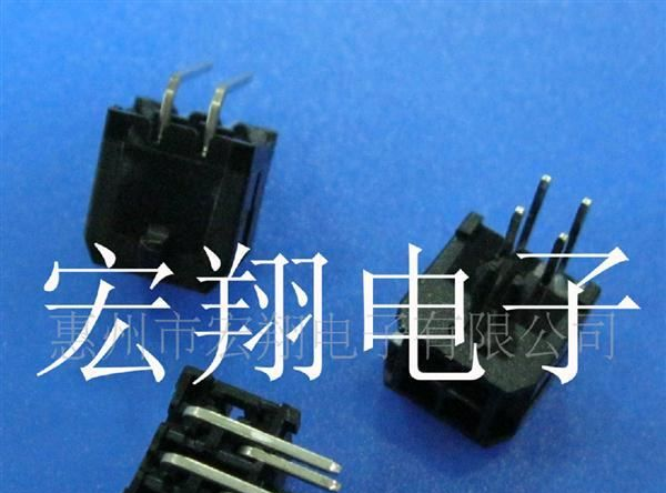 MX43025、MX43045、MX3.0mm-2*2AW弯针，条形连接器，接插件