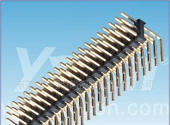 2.54mm排针 三排 90度 塑高2.54mm