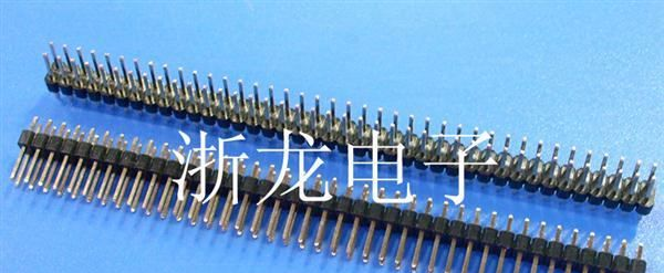 供应TJC8杜邦2.54单排直针排针座，电脑连接器，接插件