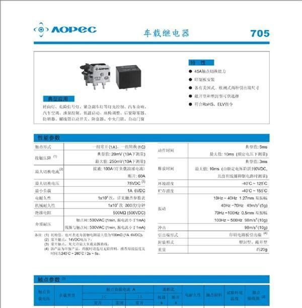 汽车继电器、4120继电器、4119继电器、PCB继电器