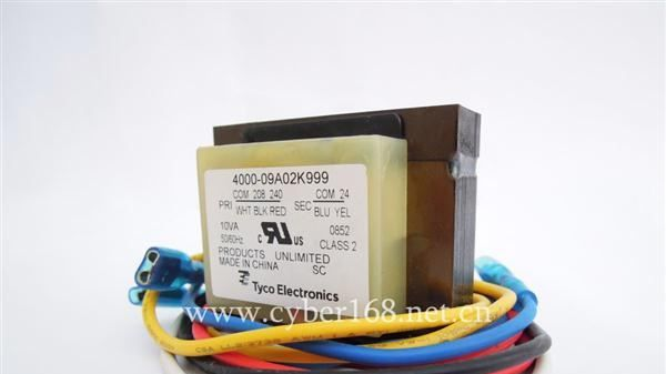 供应 Tyco 10VA 208/240V--24V 带导线 UL/CSA 变压器