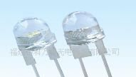 供应LED手电筒专用的F8草帽白灯、LED白光