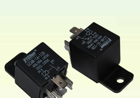 供应40A塑背继电器常开型汽车继电器