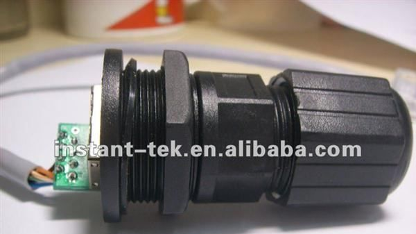 工厂批发 带电路板配线 RJ45连接器