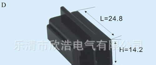厂家直销DJ7027-6.3-21-乐清汽车防水连接器接插件护套