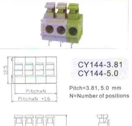 DC141弹簧端子DC142免螺丝端子