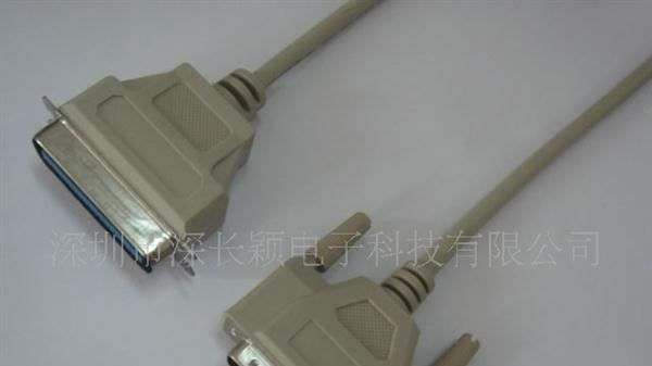 供应并口打印线，DB25公/CN36公