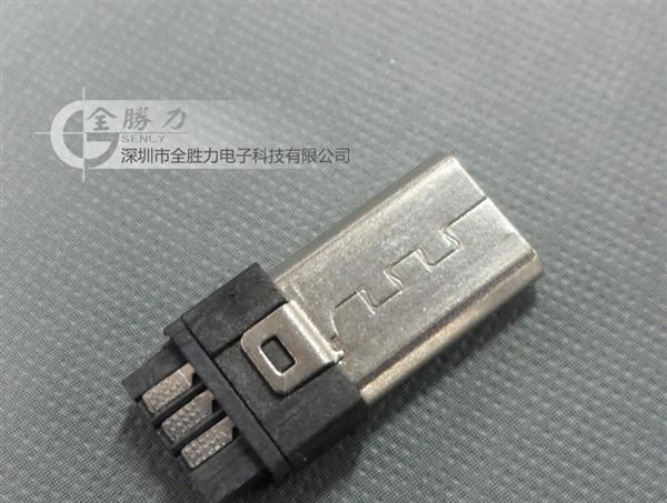 厂家热销MICRO5P加长超薄一件式 USB连接器