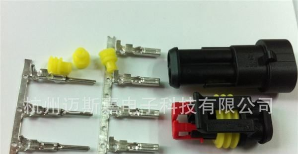 代理AMP 泰科Tyco282104-1 282103-1系列汽车防水连接器现货供应