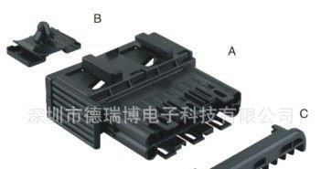 汽车接插件护套AMP282278-4