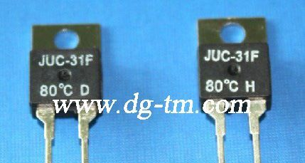 封装形式JUC-31F温控器，温度继电器，集成电路温度保护器