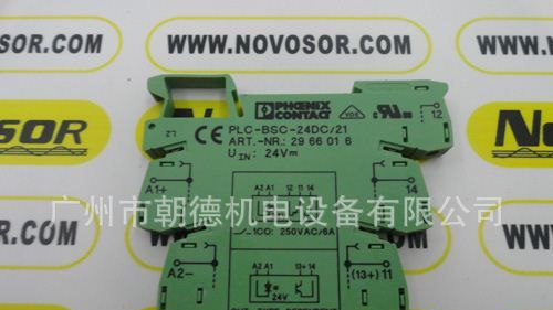 PLC-BSC-24DC/21  PHOENIX CONTA    德国继电器底座    现货